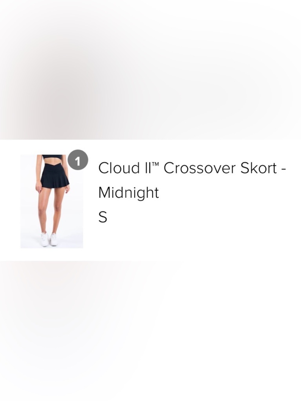 Vitality Cloud II Crossover Skort - Midnight